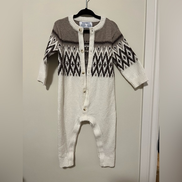 Christmas Knitted Jumper / Cardigan Sweater / Reindeer Tights - Picture 1 of 6